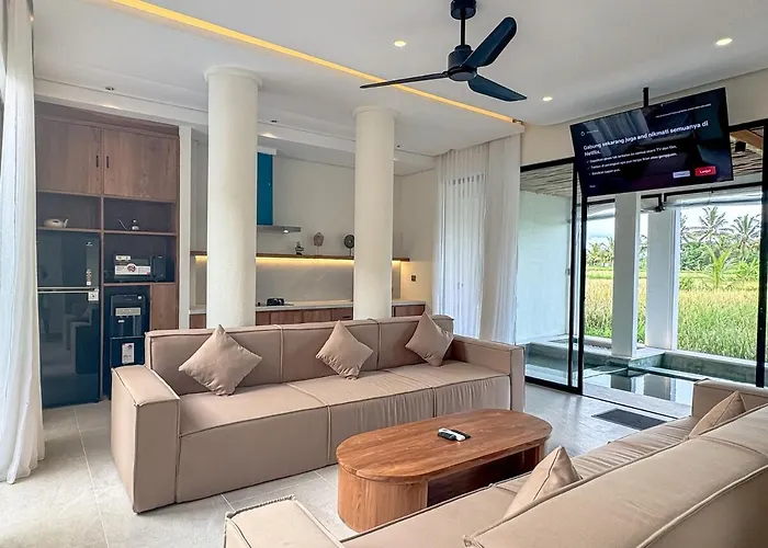 Previere - 3br With Pool And Ricefield View Villa Ubud